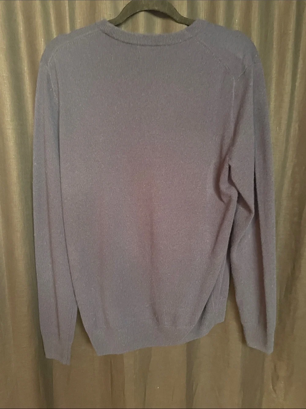J Crew Men’s Cashmere Crewneck Sweater - Navy Blue